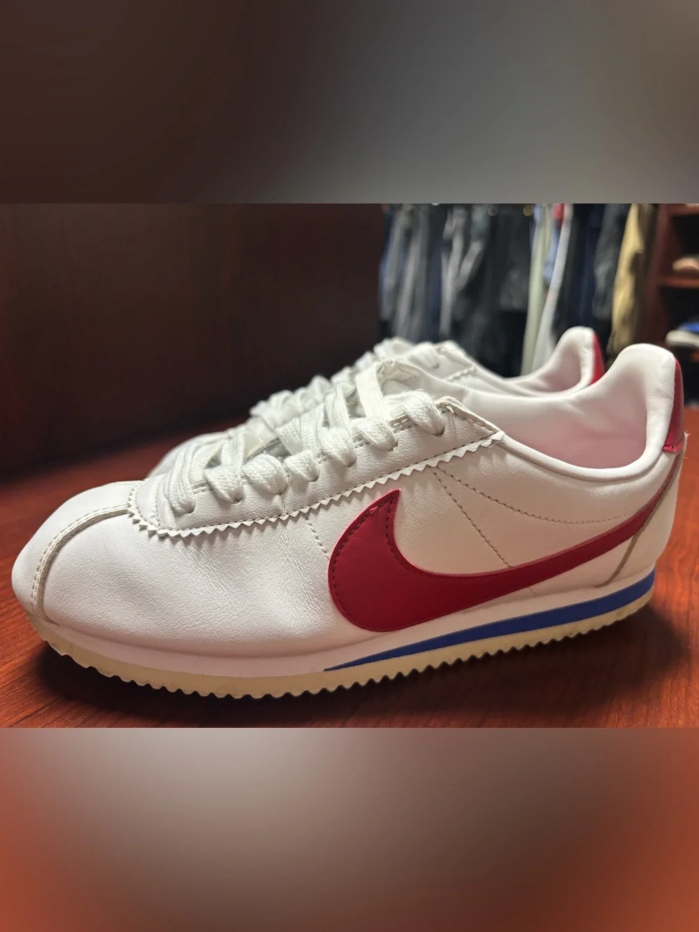 Nike Classic Cortez Leather “Forrest Gump” varsity retro low-top sneaker - 2018